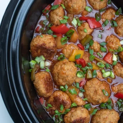 Best Ever Sweet &Amp; Sour Chicken Meatballs