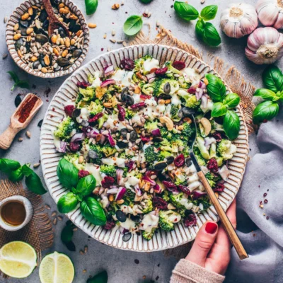 Best Raw Broccoli Salad