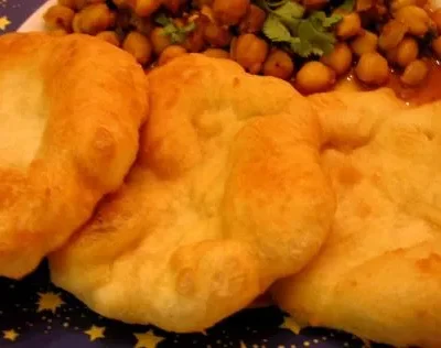 Bhaturais A Fried Bread Often Served At Chaat Shops