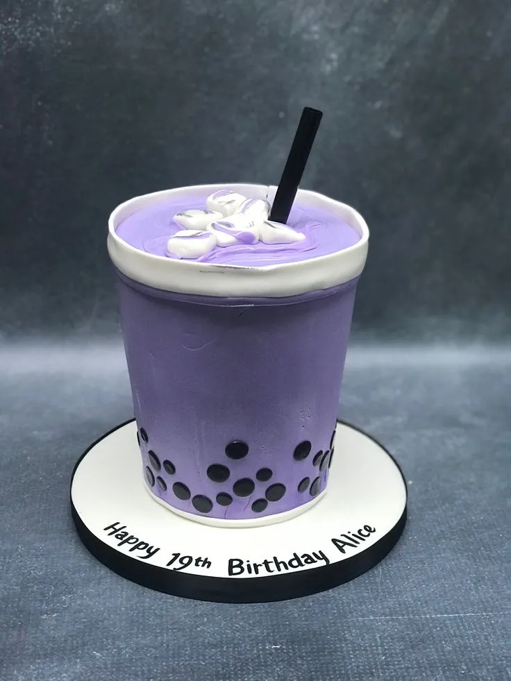 Birthday Cake Bubble Tea