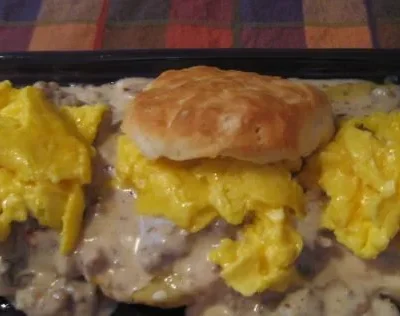 Biscuits &Amp; Gravy &Amp; Eggs Extraordinaire