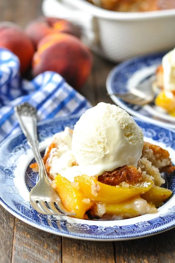 Bisquick Peach Cobbler