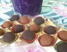 Bittersweet Chocolate Cassis Truffles