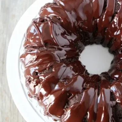 Bittersweet Chocolate Pound Cake With