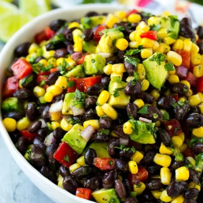 Black Bean And Avocado Corn Salsa