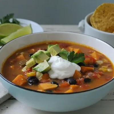 Black Bean And Sweet Potato Soup