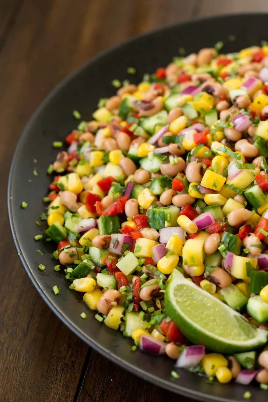 Black Bean & Black-Eyed Pea Salad