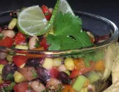 Black Bean &Amp; Black Eyed Pea Salsa