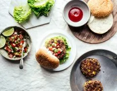 Black Bean- Brown Rice Burgers