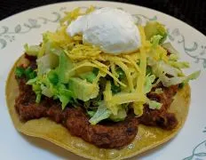 Black Bean Tostada