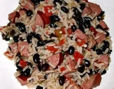 Black Beans, Sausage And Rice