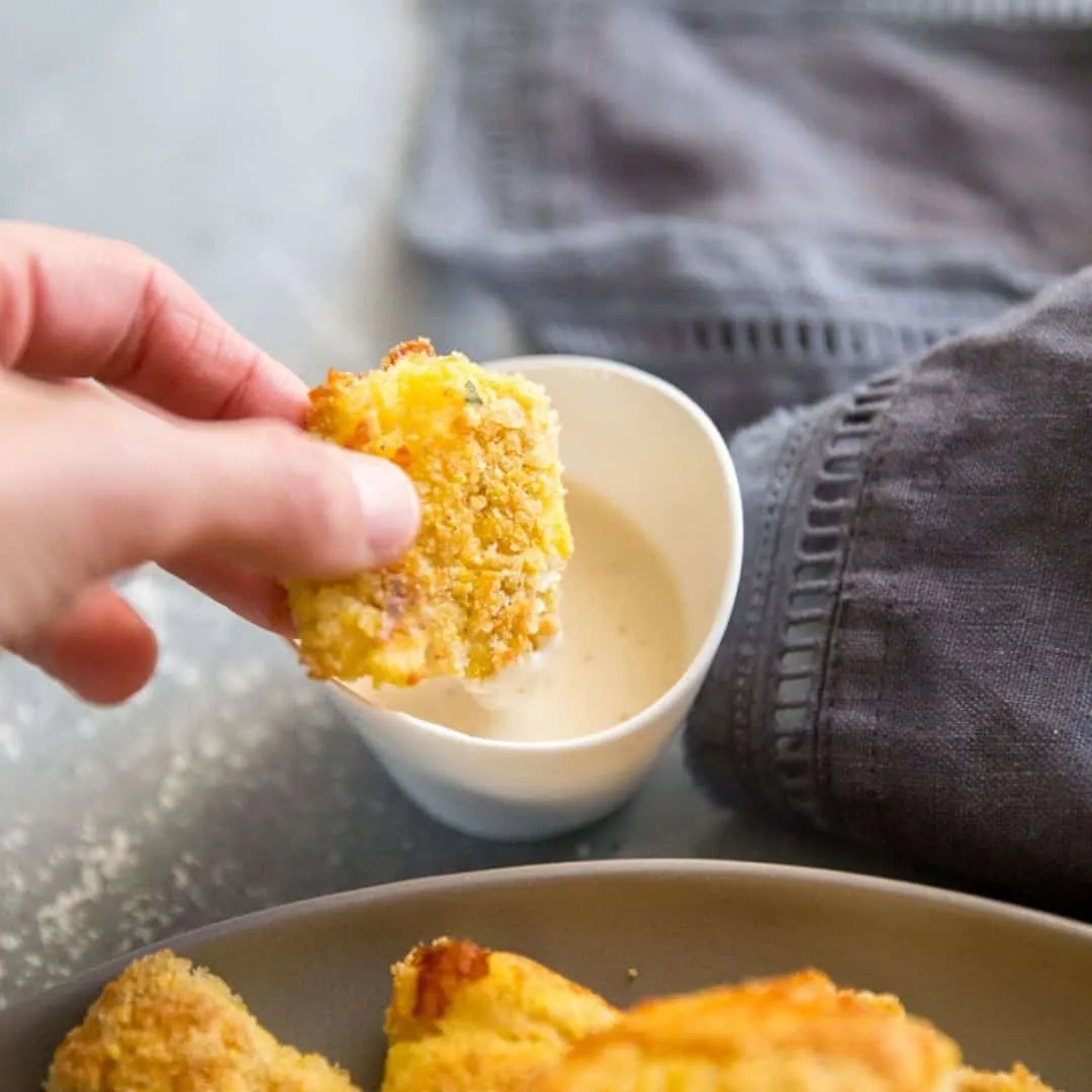 Blackened Fish Nuggets With Remoulade