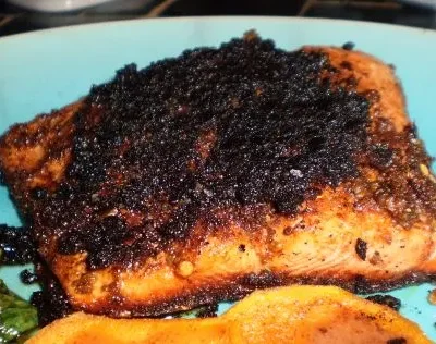 Blackened Indian Salmon