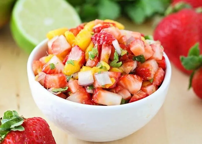 Blend & Chill Strawberry Salsa