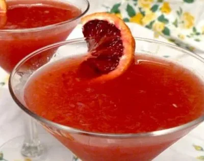 Blood Orange Martini