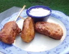 Blue Cheese And Bacon Mini Corn Dogs