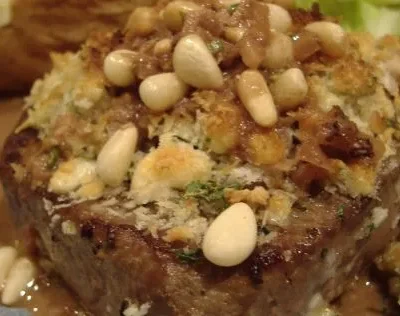 Blue Cheese Crusted Filet Mignon