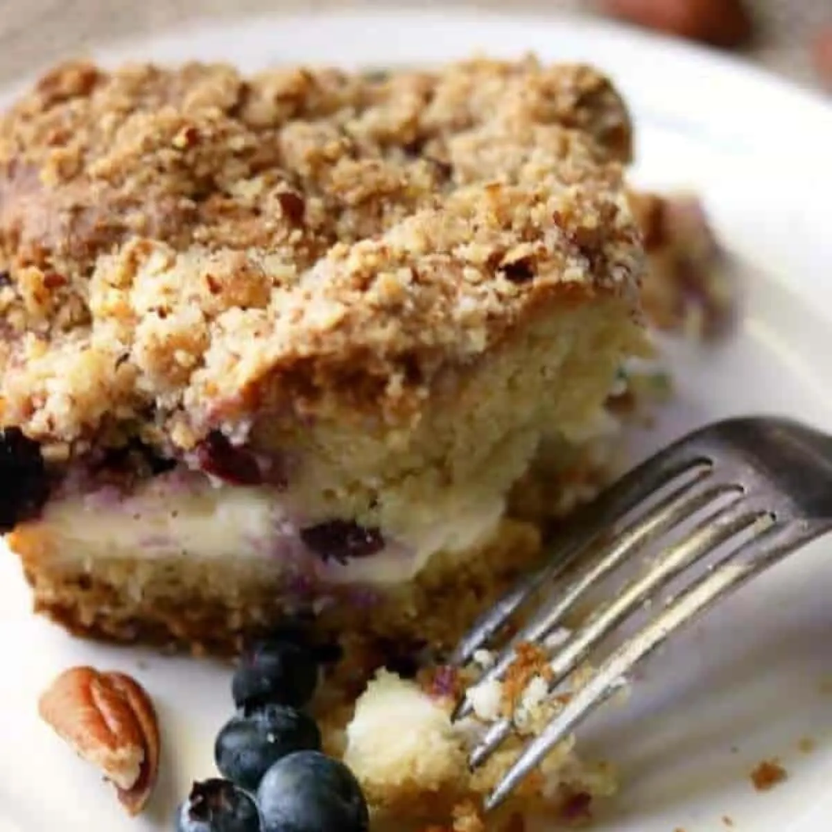 Blueberries And Cream Cheese Coffee Cake