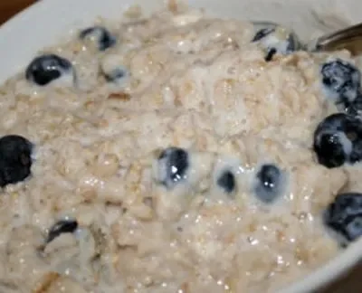 Blueberries &Amp; Cream Porridge