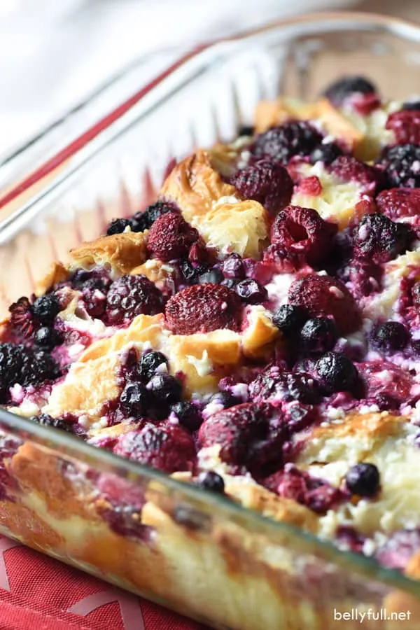 Blueberries Or Raspberries With Cream