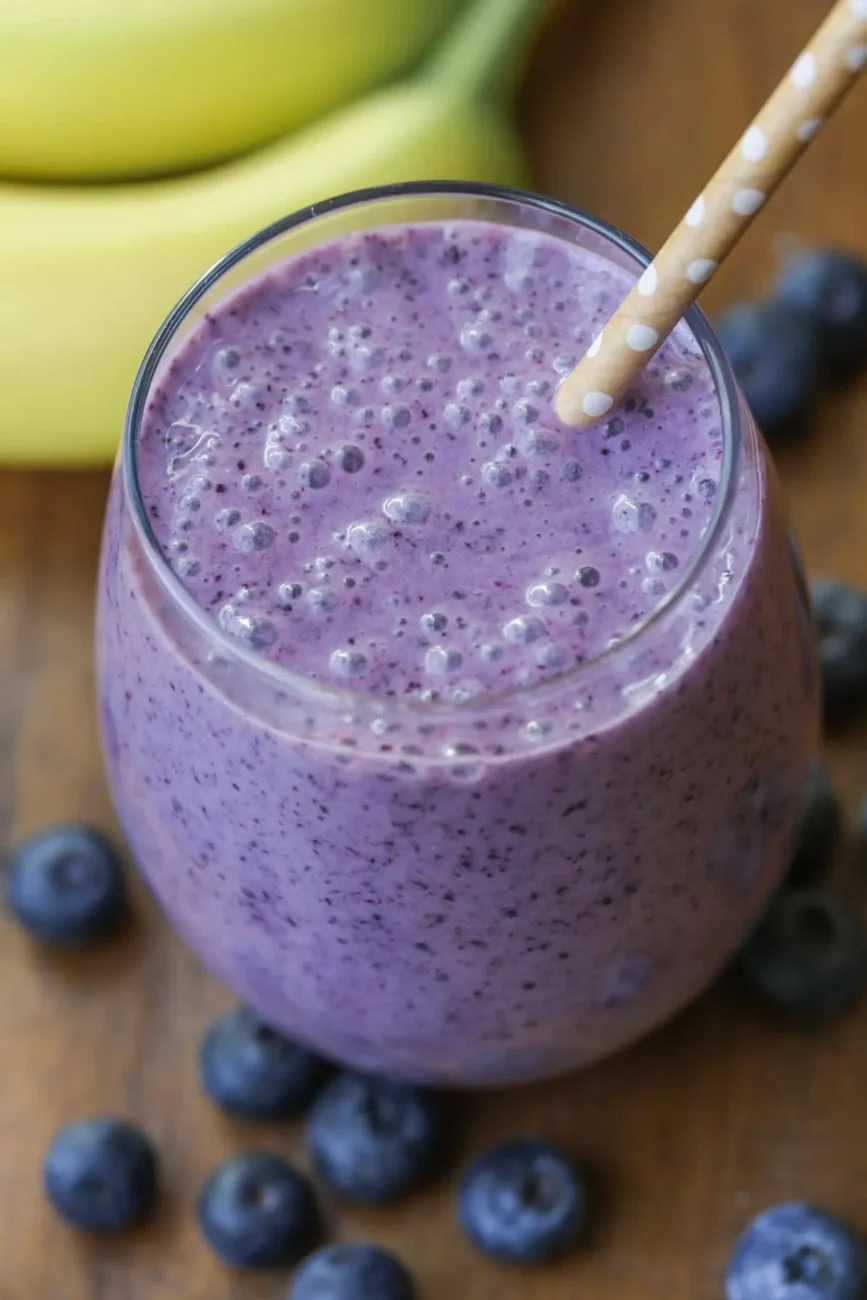 Blueberry And Flax Milkshake