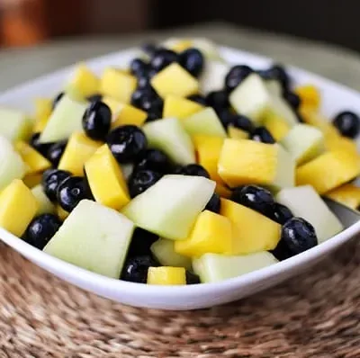 Blueberry And Mango Fruit Salad