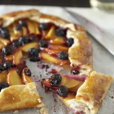 Blueberry And Peach Galette