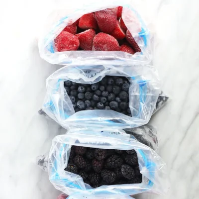 Blueberry And Raspberry Freeze