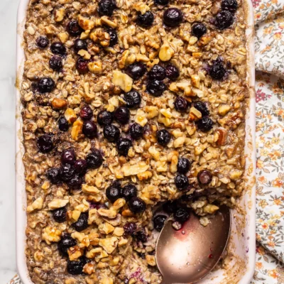 Blueberry And Walnut Oatmeal