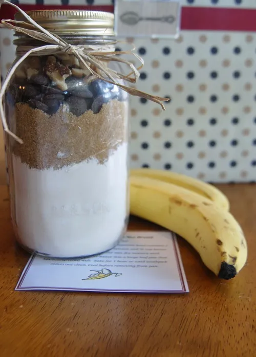 Blueberry Banana Muffins Gift Mix In A Jar