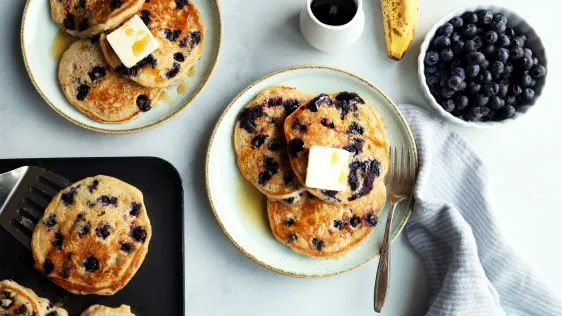 Blueberry Banana Pancakes