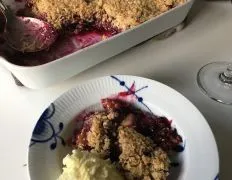 Blueberry Crumble Dessert