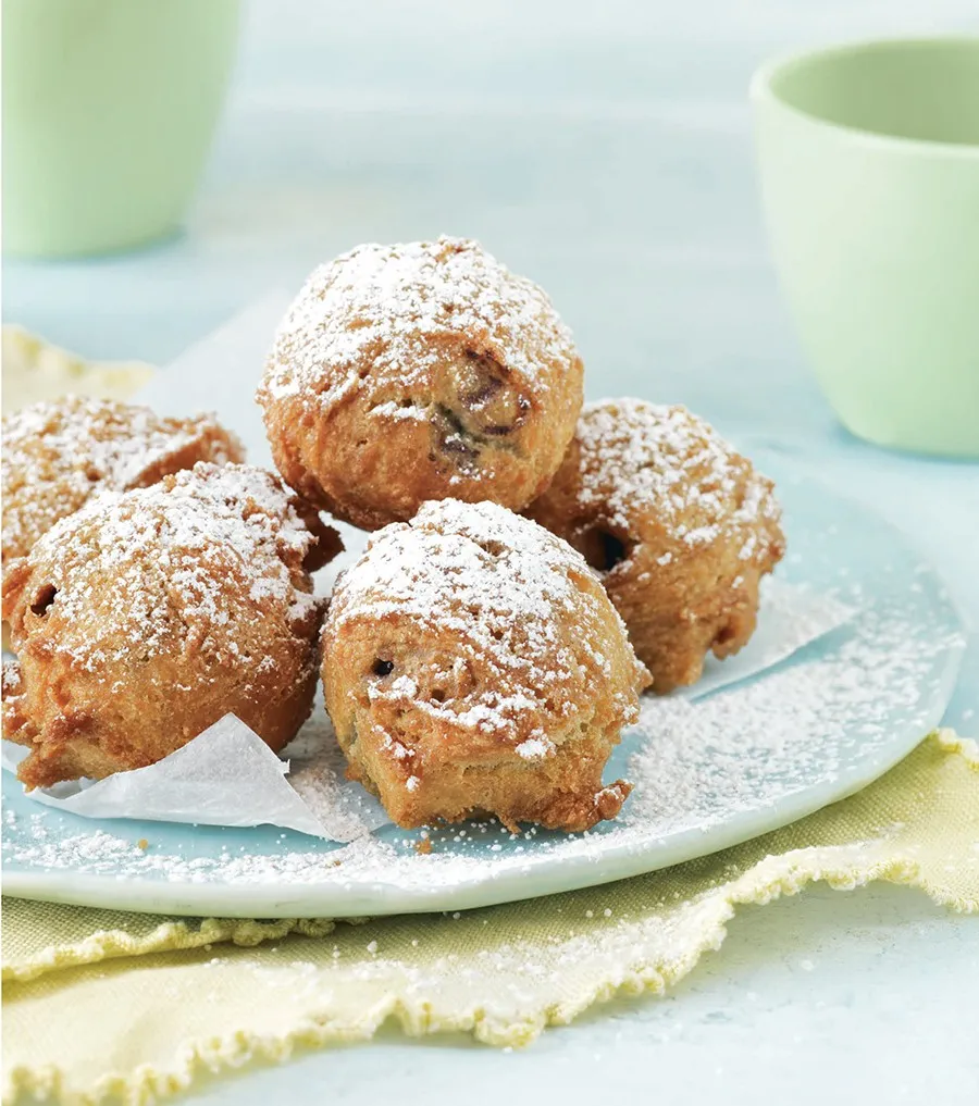 Blueberry Drop Doughnuts