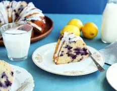 Blueberry Lemon Bundt Cake With Lemon Glaze