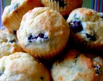 Blueberry Muffins Bursting With Sunshine Flavor