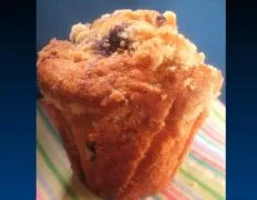 Blueberry Muffins With Streusel Topping