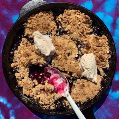 Blueberry Or Any Fruit Crumble