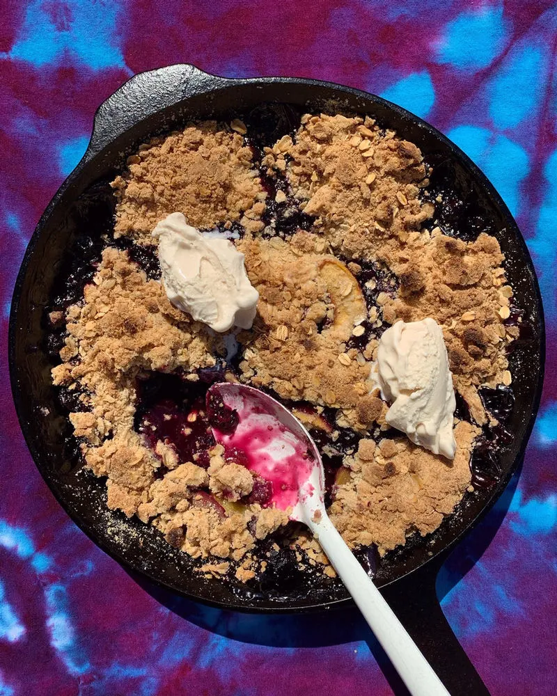 Blueberry Or Any Fruit Crumble