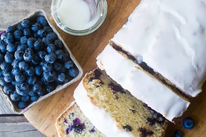 Blueberry Pound Cake