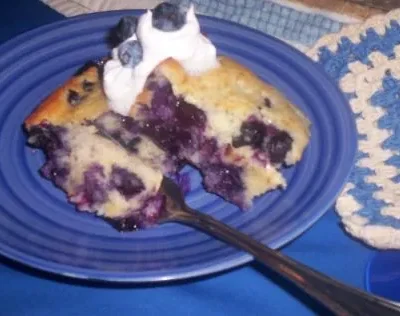 Blueberry-Sour Cream Coffeecake