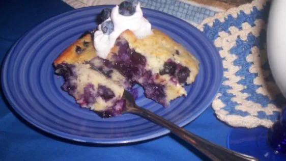 Blueberry-Sour Cream Coffeecake