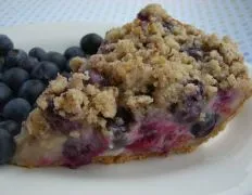 Blueberry Sour Cream Pie