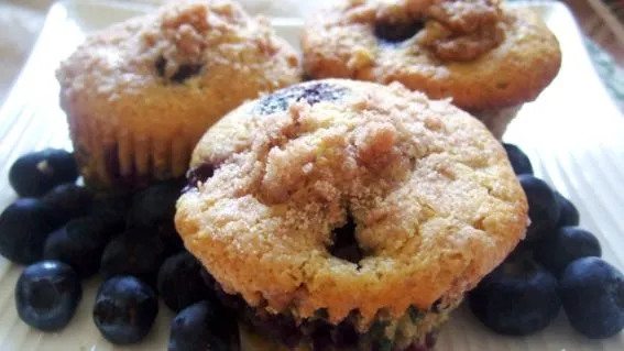 Blueberry Streusel Muffins