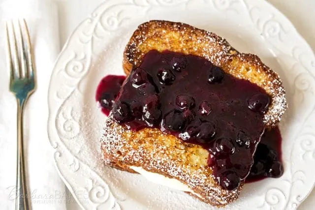 Blueberry- Stuffed French Toast