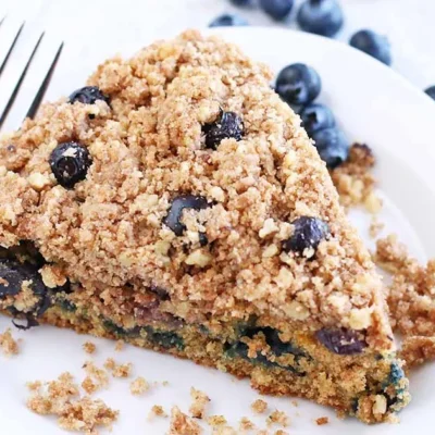 Blueberry Thyme Coffee Cake