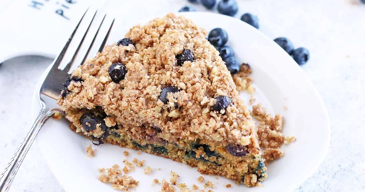 Blueberry Thyme Coffee Cake