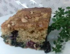 Blueberry Thyme Coffee Cake