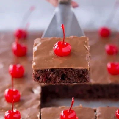 Boiled Chocolate Cherry Cake