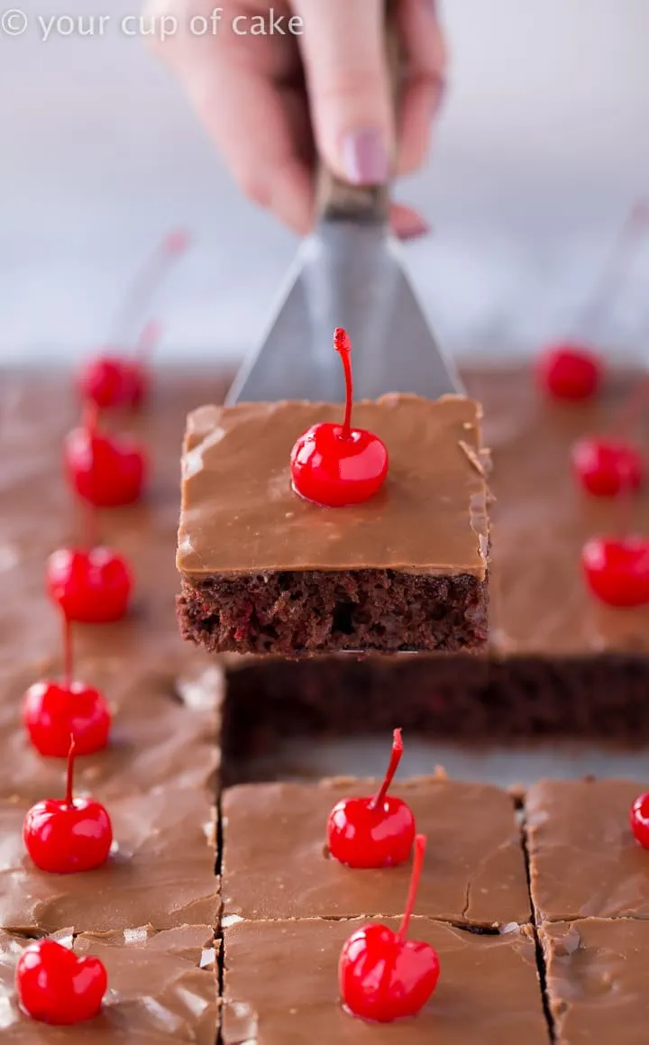 Boiled Chocolate Cherry Cake