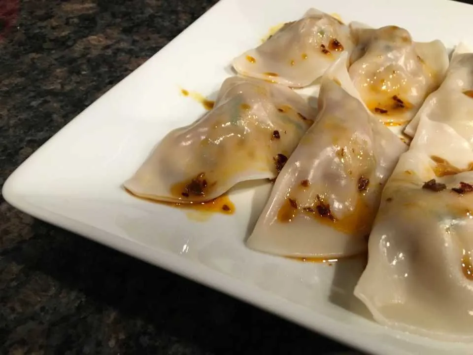 Boiled Shrimp And Pork Dumplings